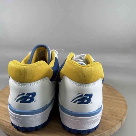 New Balance 550 BB550NCG Mens‎ Blue Yellow White Leather Sneakers Size US 13 D main image 6